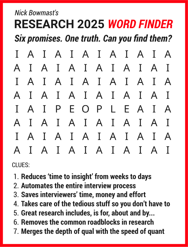 AI word finder graphic